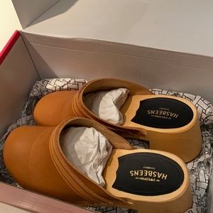 Swedish Hasbeens Dagny Natural Clog Size 36 (6)